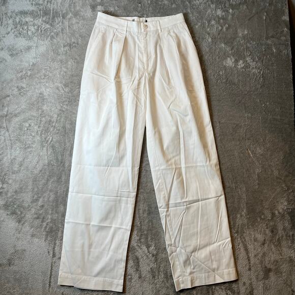 Peruvian Connection Women’s Wide Leg Perugia Trousers Size 2 White - Picture 1 of 6